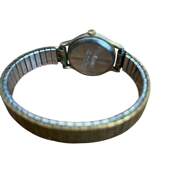 Vintage Jemis Ladies Watch Quartz Gold Tone Round Face Needs Battery - Picture 3 of 6